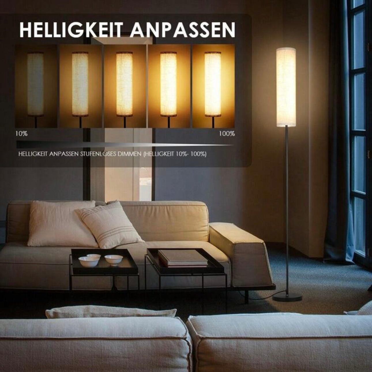 Stehlampe Iris - Moderner Stil