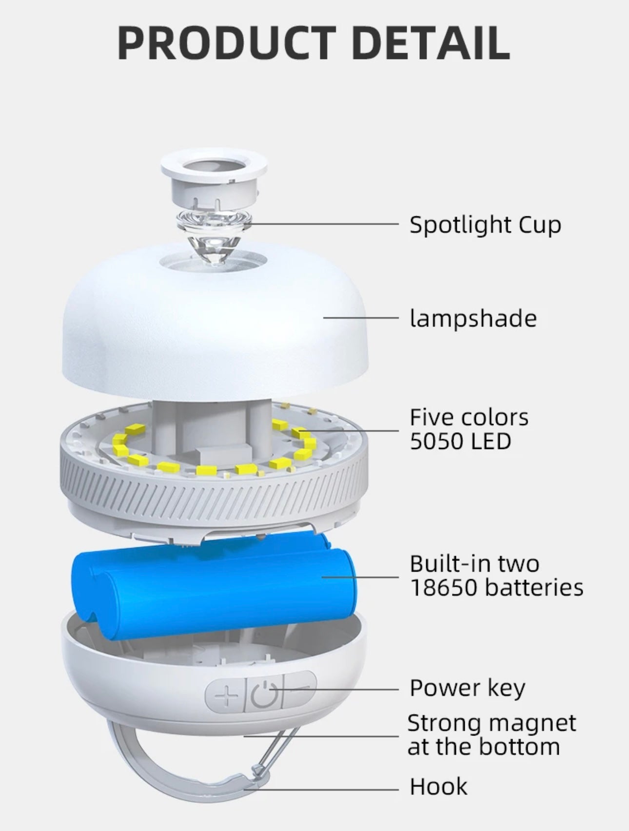 Campinglampe Compact